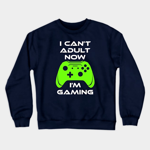 Can't Adult Crewneck Sweatshirt by machmigo